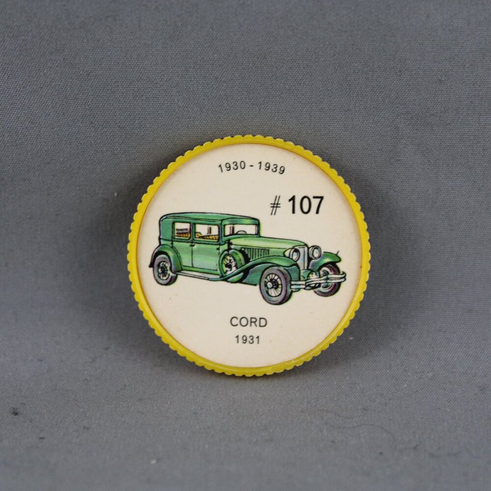 Jello Car Coins - #107 of 200 - The Cord (1931)